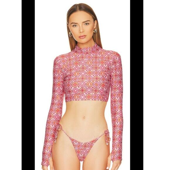 Lovers and Friends Which Way Rash Guard Size: S - Picture 1 of 5